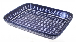 Winter Nights Large Rectangular Baker