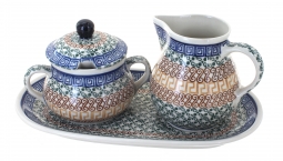 Athena Large Sugar & Creamer Set with Tray