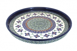 Mosaic Flower Torte Plate