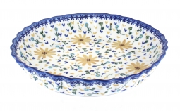 Yellow Daisy Pie Plate