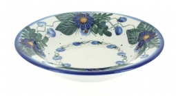 Forget Me Not Soup Plate with Rim