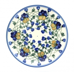 Pansies Dessert Plate