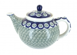 Peacock Swirl Medium Teapot