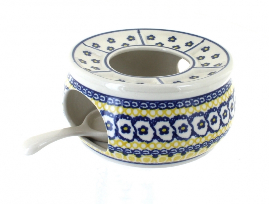  Teapot Warmer Ceramic, Tea Light Warmer, White Round