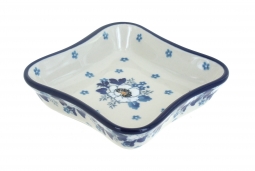 Georgia Blue Small Square Dish