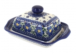 Spring Blossom Square Butter Dish