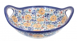 Butterfly Deep Bowl with Handles