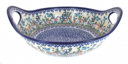 Garden of Eden Deep Bowl with Handles