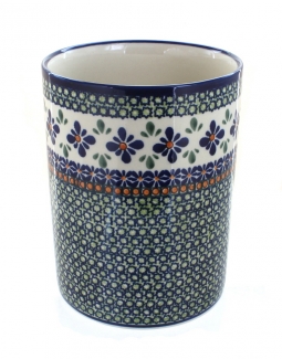 Mosaic Flower Utensil Jar