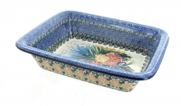 Summer Blooms Small Rectangular Baker