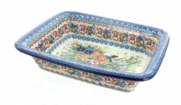 Hummingbird Small Rectangular Baker