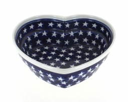 Stars Large Heart Bowl