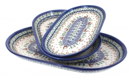 Reindeer Delight 3 Piece Oval Server Set