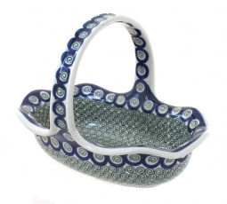 Peacock Swirl Basket