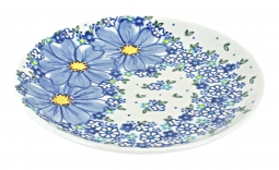 Blue Starflower Dessert Plate