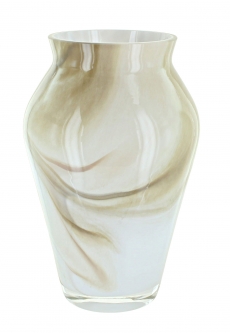 Opal Brown Swirl Vase