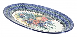 Summer Blooms Oval Platter