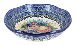 Summer Blooms Large Scallop Bowl