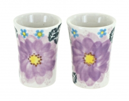 Lilac Garden 2 PC Shooter/Shot Glass Set