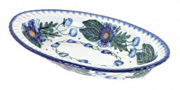 Forget Me Not Small Oval Dish