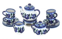 Violets Miniature Tea Set