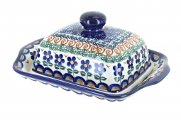 Aztec Flower Square Butter Dish