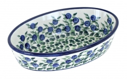 Porcelain Vine Extra Small Oval Baker