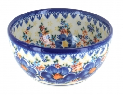 Blue Dahlia Dessert Bowl