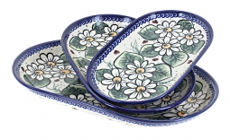 Ladybug 3 Piece Oval Server Set