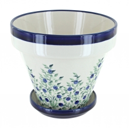 Porcelain Vine Medium Flower Pot