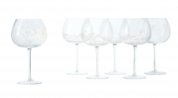 Large Opal Confetti Wine Goblet - Set of 6