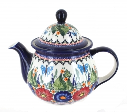 Floral Butterfly Large Teapot