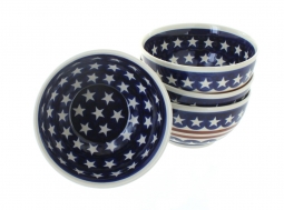 Stars & Stripes 4 Piece Dessert Bowl Set