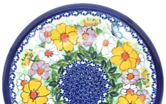  Polish Pottery 5¼-inch Bundt Cake Pan (Summer Bouquet Theme)  Signature UNIKAT + Certificate of Authenticity: Home & Kitchen