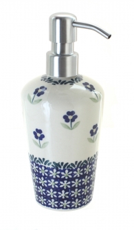 Blue Daisy Soap Dispenser