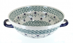 Sage Floral Colander