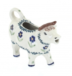 Blue Daisy Cow Creamer