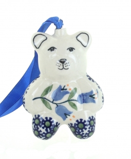 Tulip Teddy Bear Ornament