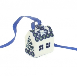 Festive Fir Cabin Ornament