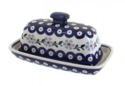 Blue Violet Butter Dish