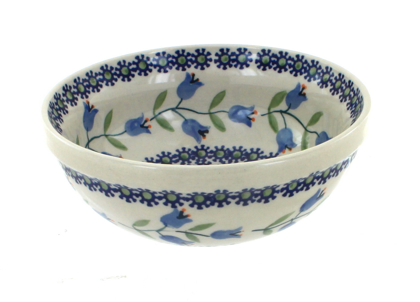 Blue Rose Polish Pottery | Tulip Dessert Bowl