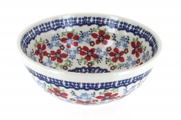 Red Poppy Cereal/Soup Bowl