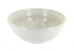 White Lace Cereal/Soup Bowl