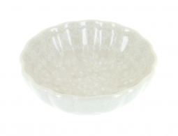 White Lace Small Scallop Bowl