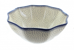 Small Dots Small Decagonal Serving Bowl