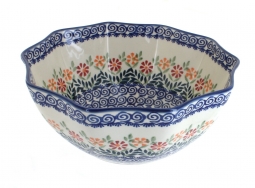 Garden Bouquet Small Decagonal Serving Bowl