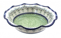 Summer Vine Large Scallop Serving Dish