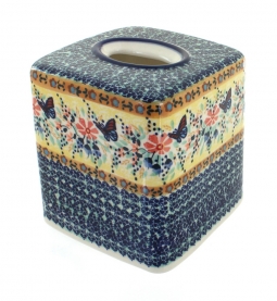 Blue Butterfly Tissue Box