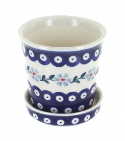 Blue Violet Flower Pot