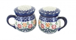 Garden Bouquet Salt & Pepper Shakers with Handles